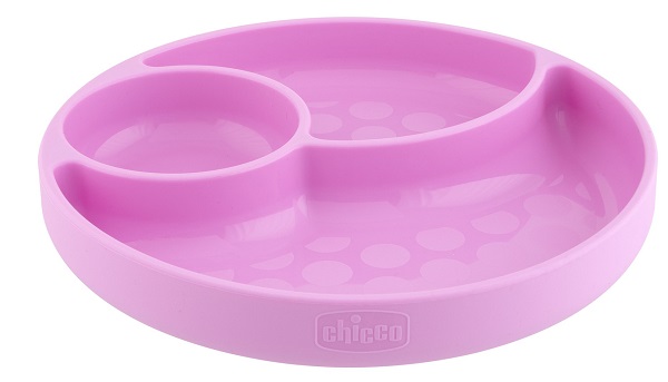 CHICCO PIATTO SILICONE VENTOSA ROSA - Farmacianuova.eu