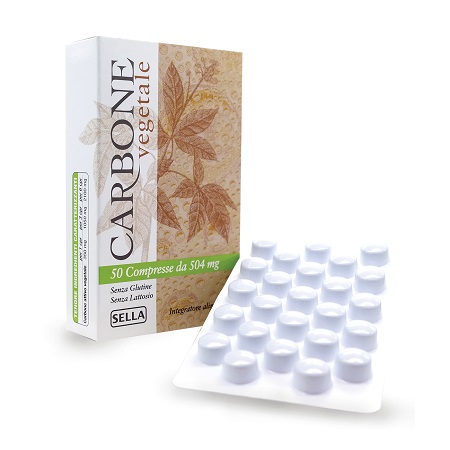 CARBONE VEGETALE 50 COMPRESSE - Farmacianuova.eu
