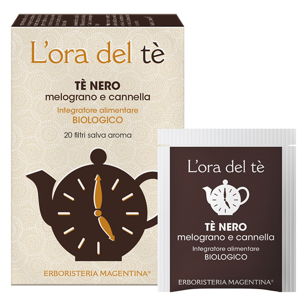 TE' NERO MELOGRANO/CANNELLA BIO 20 FILTRI 30 G - Farmacianuova.eu