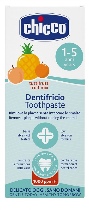 CHICCO DENTIFRICIO TUTTIFRUTTI 12 MESI - Farmacianuova.eu