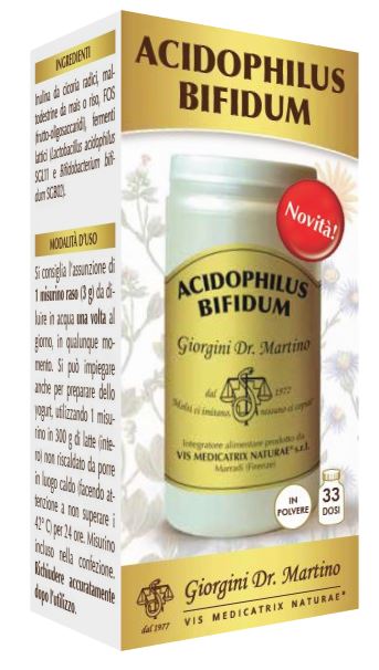 ACIDOPHILUS BIFIDUM POLVERE 100 G - Farmacianuova.eu