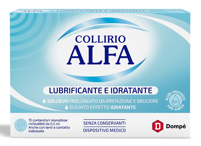 COLLIRIO ALFA LUBRIFICANTE/IDRATANTE 15 FIALE MONODOSE - Farmacianuova.eu