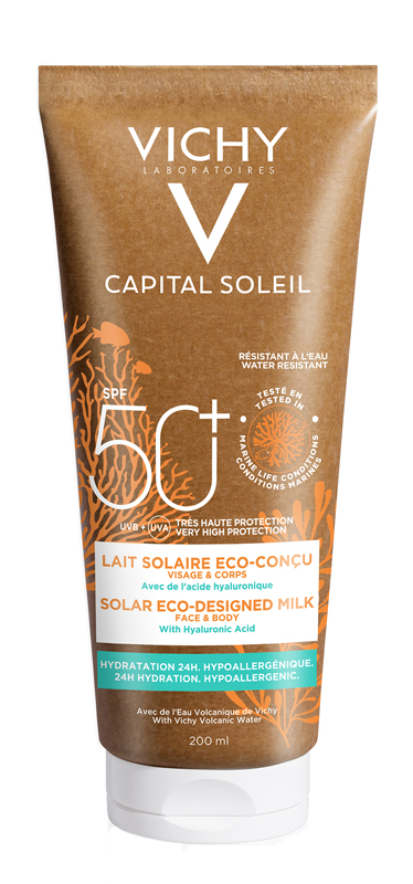 CAPITAL SOLEIL LATTE SOLARE ECO-SOSTENIBILE SPF50+ 200 ML - Farmacianuova.eu