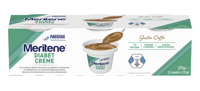 MERITENE DIABET CREME CAFFE' 3 X 125 G - Farmacianuova.eu
