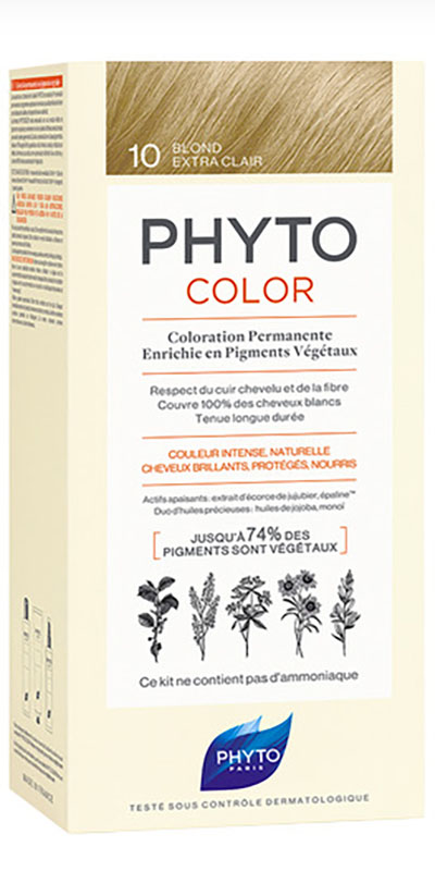 PHYTOCOLOR 10 BIONDO CHIARISSIMO EXTRA LATTE 50 ML + CREMA 50 ML + MASCHERA 12 ML - Farmacianuova.eu