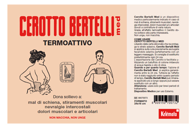 BERTELLI CEROTTO MED GRANDE 24 X 16 CM - Farmacianuova.eu