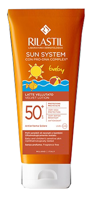 RILASTIL SUN PPT SPF 50+ BABY LATTE VELLUTO 200 ML - Farmacianuova.eu