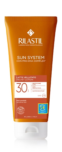 RILASTIL SUN SYSTEM PHOTO PROTECTION TERAPY LATTE VELLUTANTE SPF 30 200 ML - Farmacianuova.eu