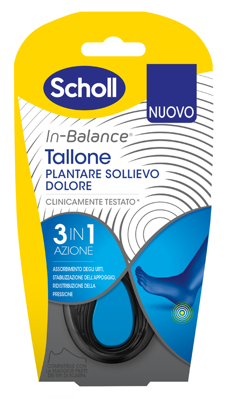 SCHOLL PLANTARE TALLONE L 2 PEZZI - Farmacianuova.eu
