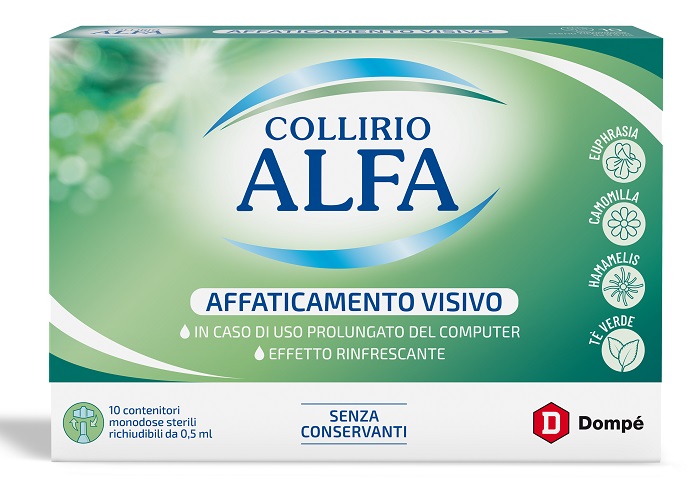 COLLIRIO ALFA AFFATICAMENTO VISIVO 10 PEZZI MONODOSE - Farmacianuova.eu