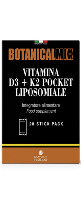 VITAMINA D3 + K2 POCKET BOTANICAL MIX 30 STICK - Farmacianuova.eu