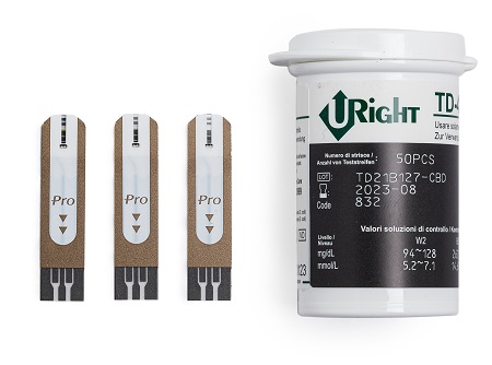 STRISCE MISURAZIONE GLICEMIA U-RIGHT TD 4279 50 PEZZI - Farmacianuova.eu