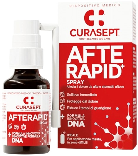 CURASEPT SPRAY AFTE RAPID DNA 15 ML - Farmacianuova.eu