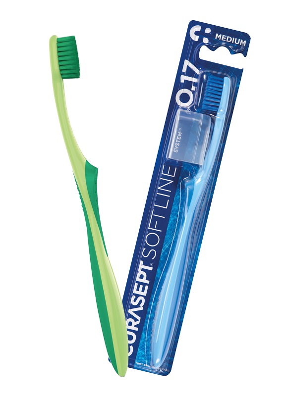 CURASEPT SPAZZOLINO MEDIUM 017 BIPACK - Farmacianuova.eu