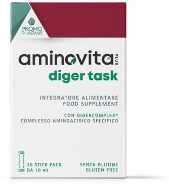 AMINOVITA PLUS DIGER TASK 20 STICK DA 10ML - Farmacianuova.eu