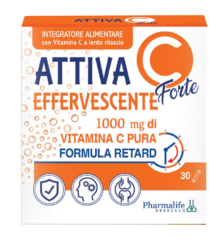 ATTIVA C FORTE EFFERVESCENTE 30 STICK - Farmacianuova.eu