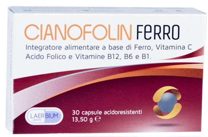 CIANOFOLIN FERRO 30 CAPSULE - Farmacianuova.eu