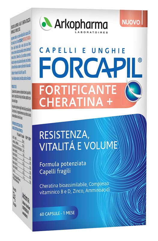 FORCAPIL FORTIFICANTE CHERATINA 60 CAPSULE - Farmacianuova.eu