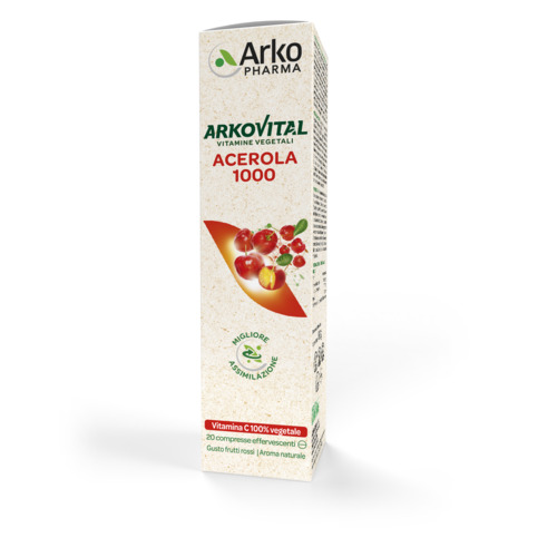 ARKOVITAL ACEROLA 1000 EFFERVESCENTE 20 COMPRESSE - Farmacianuova.eu