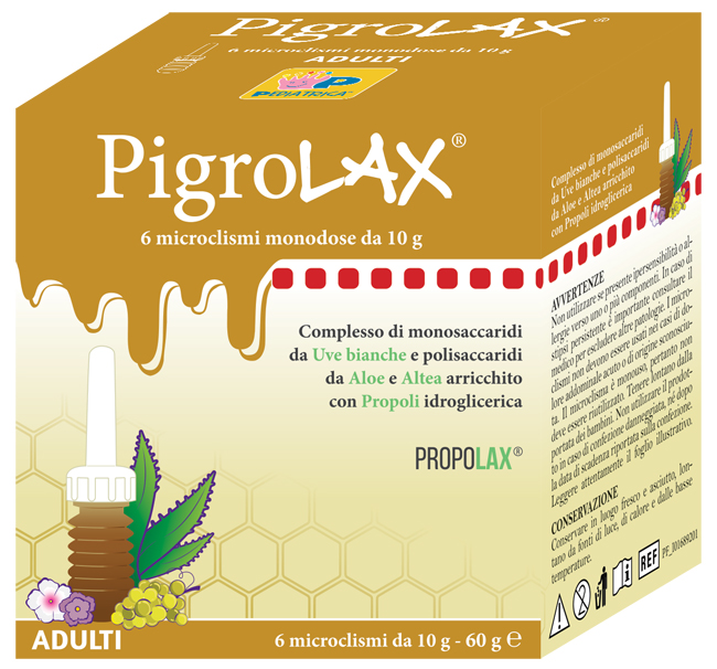 MICROCLISMA PIGROLAX ADULTI 6 X 10 G - Farmacianuova.eu