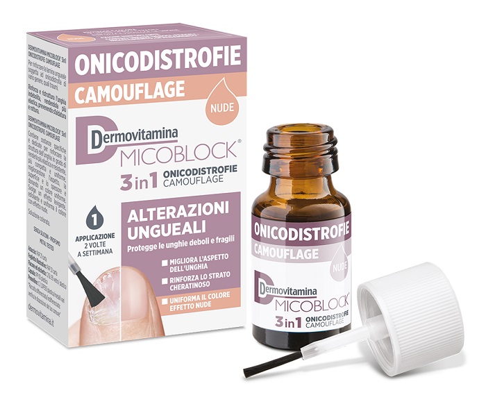DERMOVITAMINA MICOBLOCK 3 IN 1 ONICODISTROFIE CAMOUFLAGE 8 ML - Farmacianuova.eu