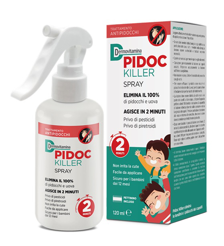 DERMOVITAMINA PIDOC KILLER SPRAY 120 ML - Farmacianuova.eu