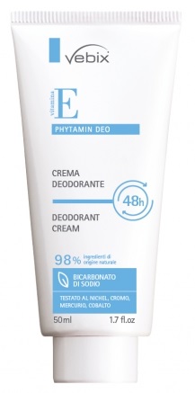 VEBIX PHYTAMIN E DEO PERFORMANCE CREMA DEO 48H-50ML BICARBONATO DI SODIO - Farmacianuova.eu