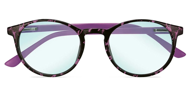 OCCHIALE DA LETTURA PREMONTATO TWINS PLATINUM BIO VIOLA/+2,00 - Farmacianuova.eu