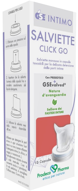 GSE INTIMO SALVIETTE CLICK GO 10 PEZZI - Farmacianuova.eu