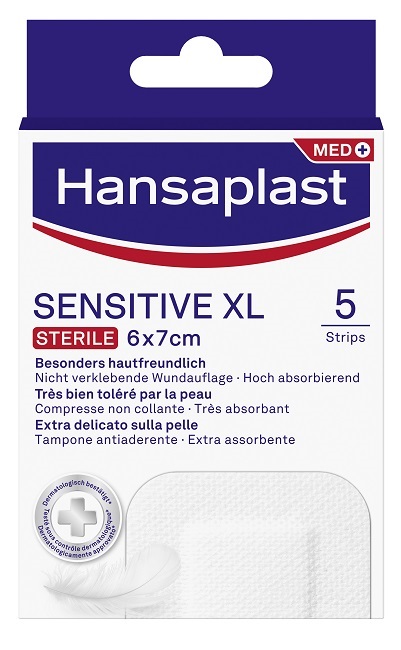 CEROTTO HANSAPLAST SENSITIVE XL 5 PEZZI - Farmacianuova.eu
