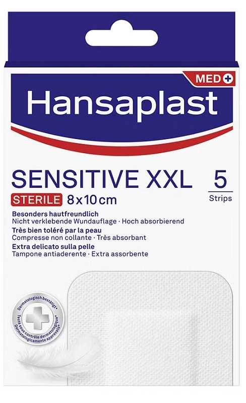 CEROTTO HANSAPLAST SENSITIVE XXL 5 PEZZI - Farmacianuova.eu
