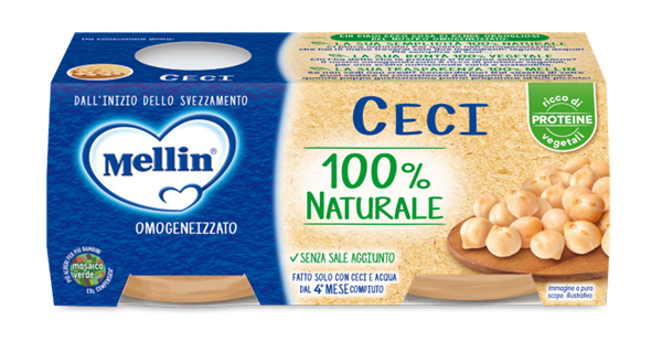 MELLIN OMOGENEIZZATO CECI 2 X 80 G - Farmacianuova.eu
