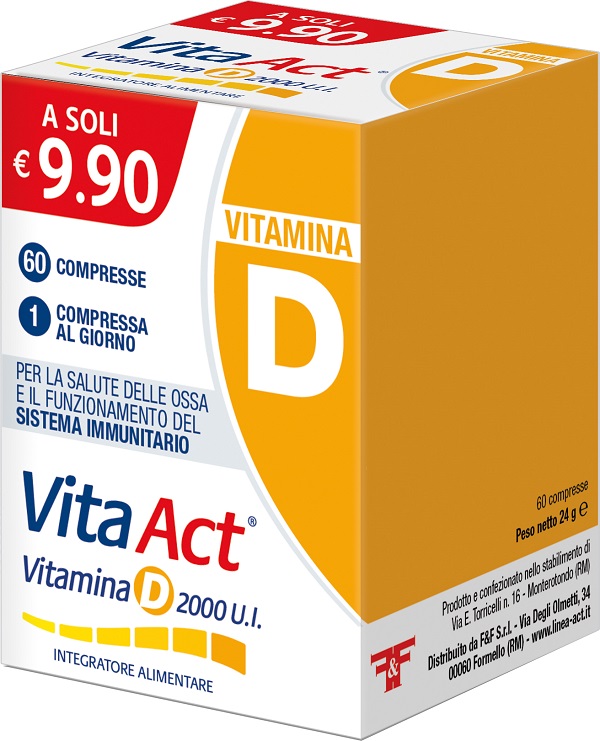 VITAMINA D ACT 2000UI 60 COMPRESSE - Farmacianuova.eu