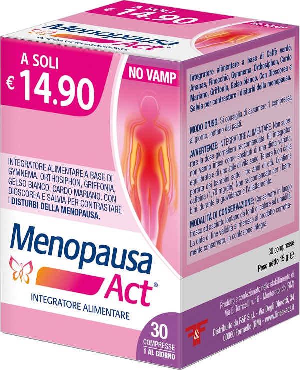 MENOPAUSA ACT 30 COMPRESSE - Farmacianuova.eu