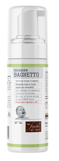 FIOCCHI DI RISO MOUSSE BAGNETTO TALCO 200 ML - Farmacianuova.eu