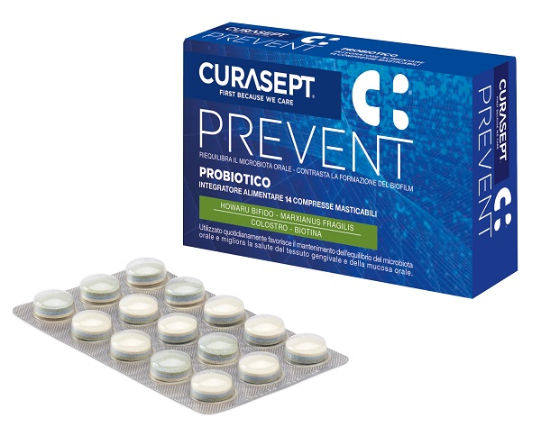 CURASEPT PREVENT PROBIOTICO 14 COMPRESSE MASTICABILI - Farmacianuova.eu