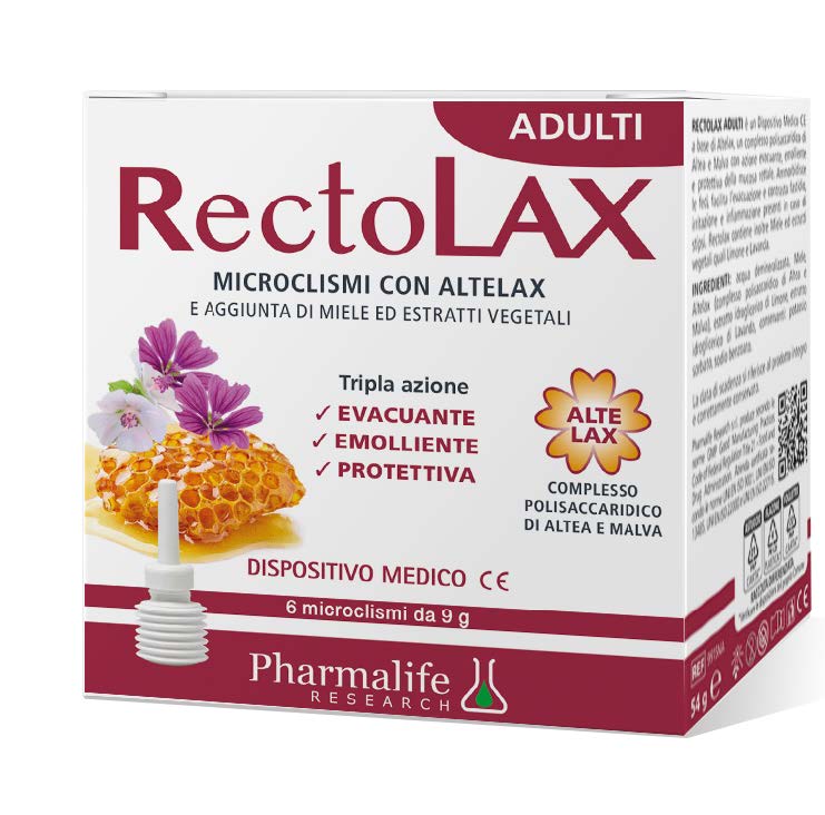 RECTOLAX ADULTI MICROCLISMI 6 PEZZI DA 9 G - Farmacianuova.eu