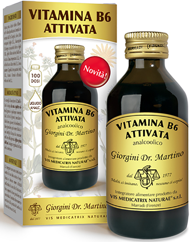 VITAMINA B6 ATTIVATA LIQUIDO ANALCOLICO 100 ML - Farmacianuova.eu