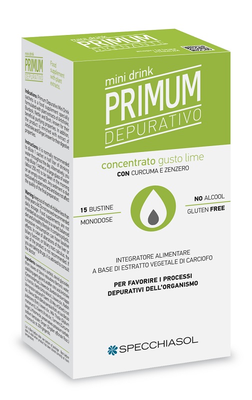 PRIMUM DEPURATIVO MINIDRINK LIME 15 STICK DA 10 ML - Farmacianuova.eu