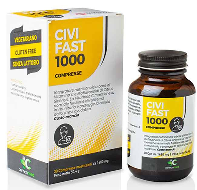 CEMONMED CIVIFAST 1000 30 COMPRESSE MASTICABILI - Farmacianuova.eu