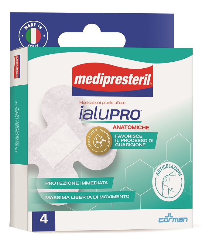 MEDIPRESTERIL IALUPRO ARTICOLAZIONI 10X10 CM 4 PEZZI - Farmacianuova.eu