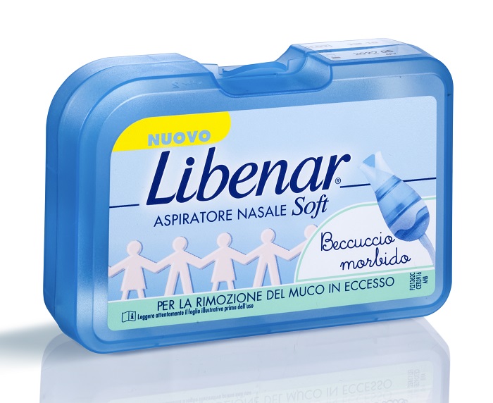 LIBENAR ASPIRATORE NASALE SOFT + 5 FILTRI - Farmacianuova.eu