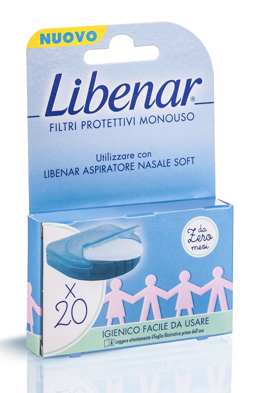 LIBENAR ASPIRATORE NASALE SOFT FILTRI 20 PEZZI - Farmacianuova.eu