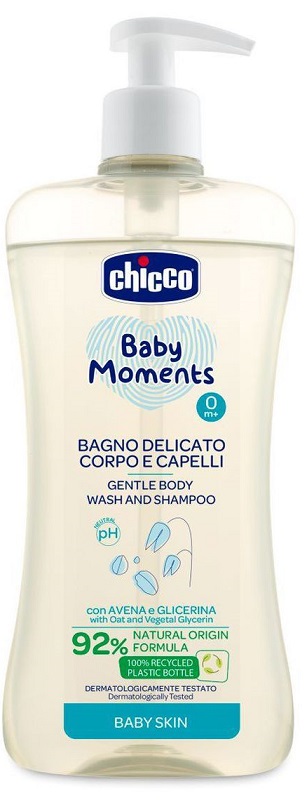 CHICCO BABY MOMENTS BAGNO CORPO CAP 500 ML - Farmacianuova.eu