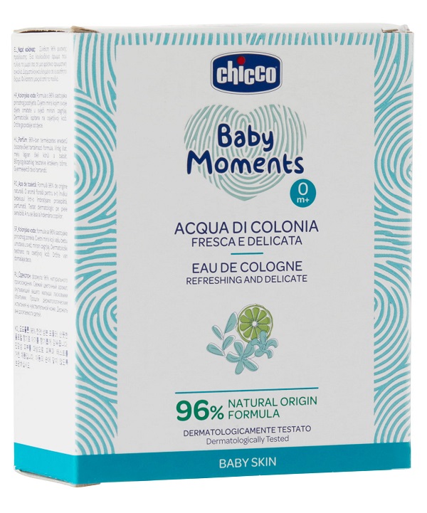 CHICCO BABY MOMENTS ACQUA COLONIA REFRESH 100 ML - Farmacianuova.eu