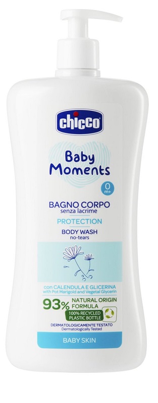 CHICCO BABY MOMENTS BAGNO CORPO SENZA LACRIME PROTECTION 750 ML - Farmacianuova.eu