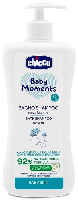 CHICCO BABY MOMENTS BAGNO SHAMPOO DELICATE 500 ML - Farmacianuova.eu
