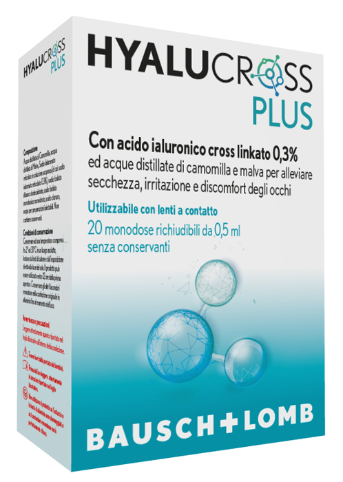 HYALUCROSS PLUS 20 FLACONCINI MONODOSE DA 0,5 ML - Farmacianuova.eu