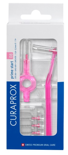 CURAPROX CPS 08 SCOVOLINO PRIME START 08 PINK 5 PEZZI - Farmacianuova.eu