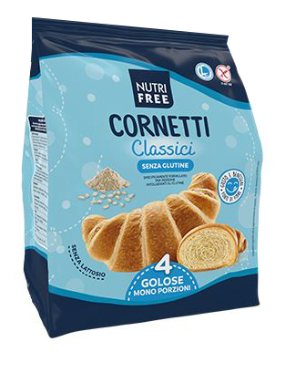NUTRIFREE CORNETTI CLASSICI 4 PEZZI DA 50 G - Farmacianuova.eu